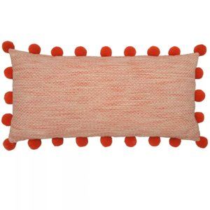 Oversized Textured Dobby Lumbar Throw Pillow